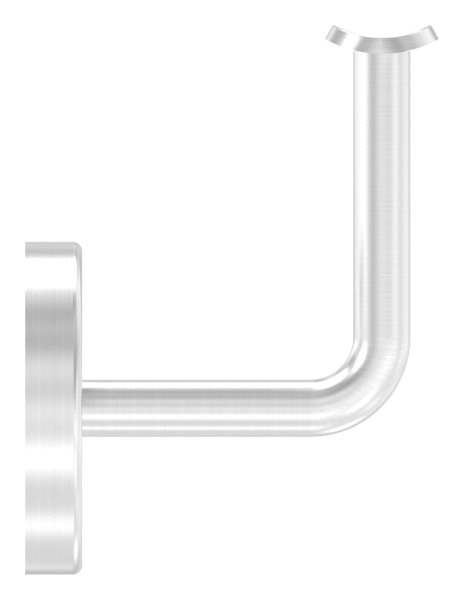 Handrail bracket with retaining plate for Ø 42.4 mm V2A