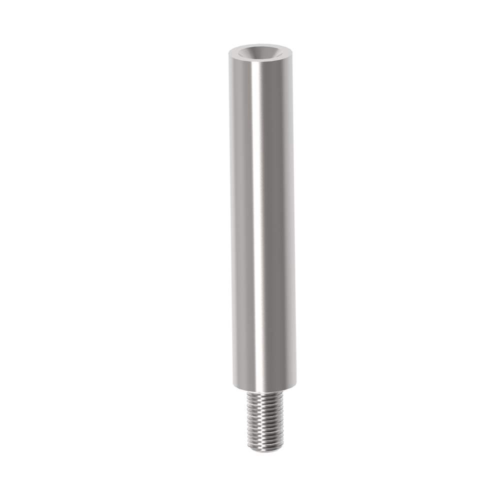 Threaded pin | dimensions: 75x14 mm | with external - and internal thread | V2A