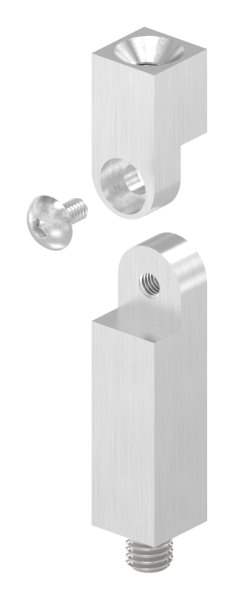 Joint pin | dimensions: 68x14x14 mm | with external and internal thread | V2A