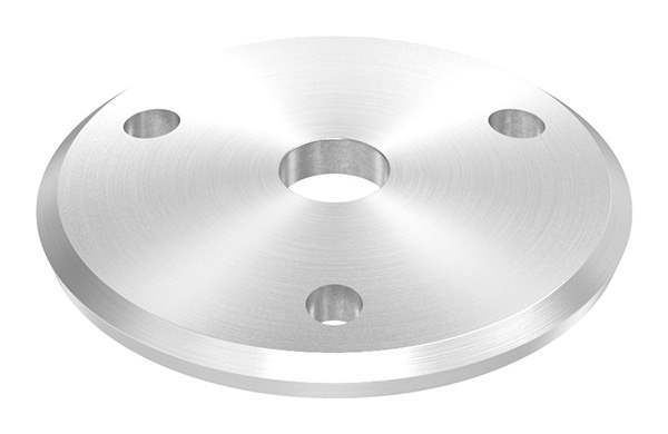 Anchor plate | Ø 68 x 5 mm | curved | with centering hole: Ø 12.5 mm | V4A