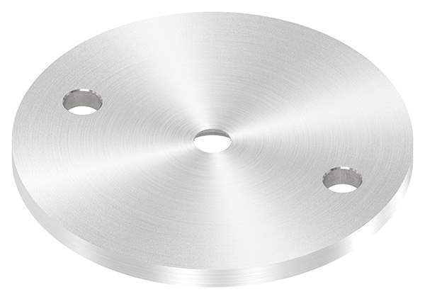 Anchor plate | Ø 70 x 4 mm | with centering hole: Ø 6.5 mm, countersunk | V2A