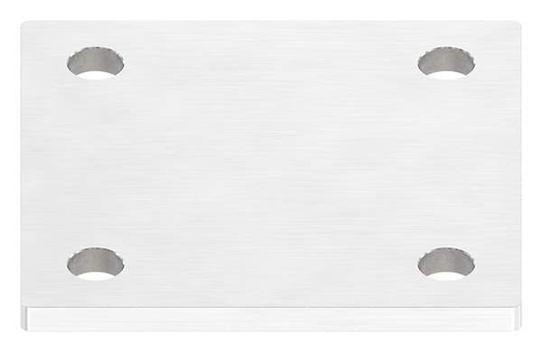 Anchor plate | dimensions: 100 x 100 x 6 mm | with 4 holes á Ø 11 mm | V2A