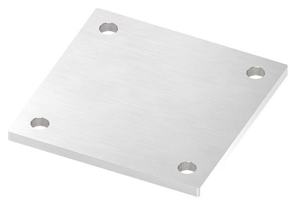Anchor plate | dimensions: 150 x 150 x 8 mm | with 4 holes á Ø 14 mm | V2A