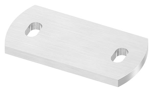Anchor plate | dimensions: 120 x 60 x 8 mm | with slotted hole | V2A