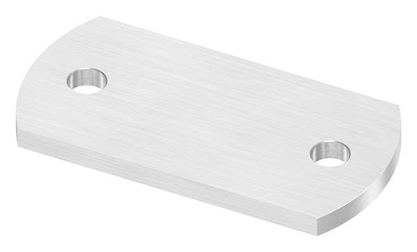 Anchor plate | dimensions: 100 x 50 x 6 mm | with 2 holes á Ø 10 mm | V2A