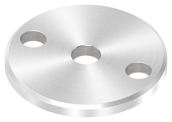Anchor plate | Ø 70 x 6 mm | with centering hole: Ø 12.5 mm | V2A