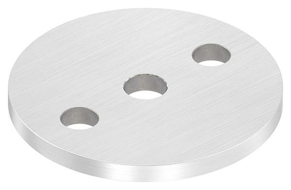 Anchor plate | Ø 80 x 6 mm | with centering hole: Ø 12.5 mm | V2A