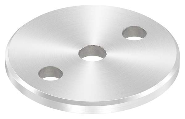 Anchor plate | Ø 80 x 6 mm | with centering hole: Ø 12.5 mm | V2A