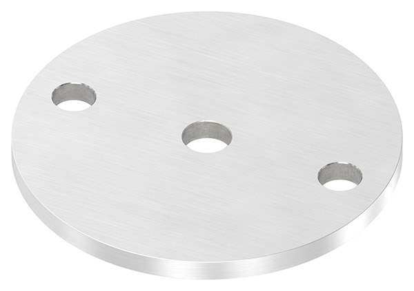 Anchor plate | Ø 100 x 6 mm | with centering hole: Ø 12.5 mm | V2A