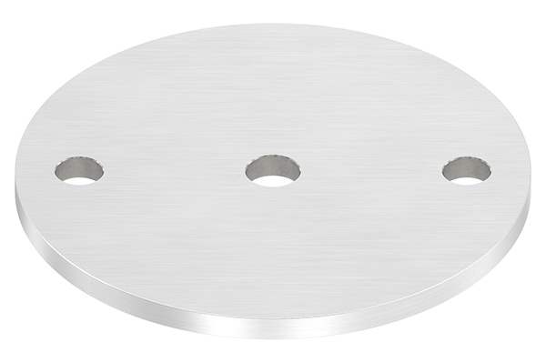 Anchor plate | Ø 120 x 6 mm | with centering hole: Ø 12.5 mm | V2A