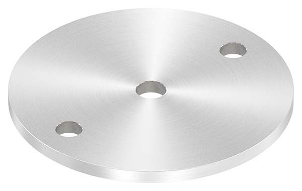 Anchor plate | Ø 120 x 6 mm | with centering hole: Ø 12.5 mm | V2A