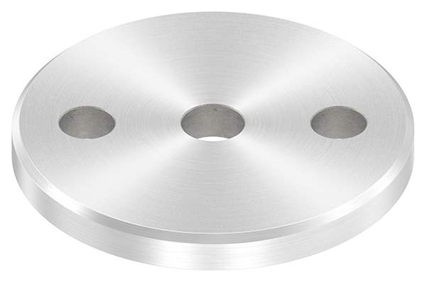 Anchor plate | Ø 80 x 8 mm | with centering hole: Ø 12.5 mm | V2A