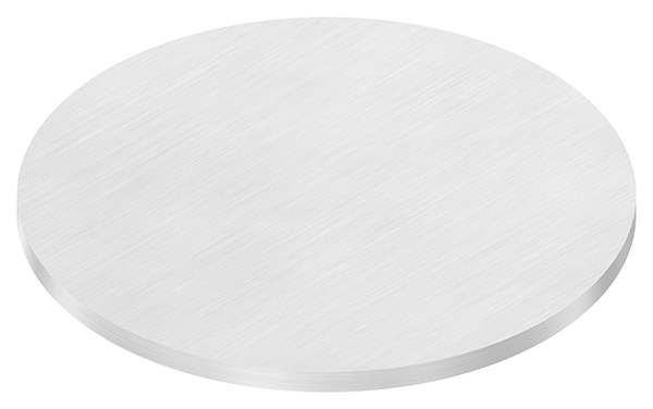Circular blank | dimensions: Ø 150x6 mm | with longitudinal grinding | V2A