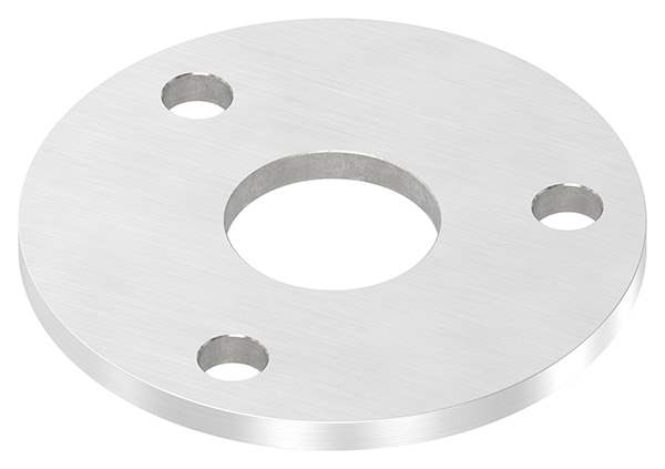 Anchor plate | Ø 100 x 6 mm | with centering hole: Ø 34 mm | V2A