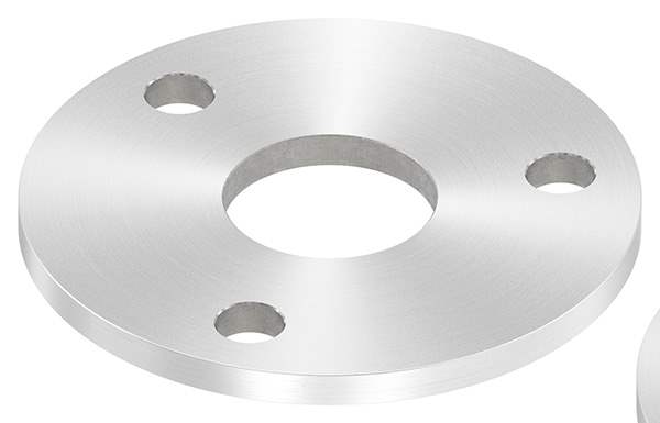Anchor plate | Ø 100 x 6 mm | with centering hole: Ø 34 mm | V2A