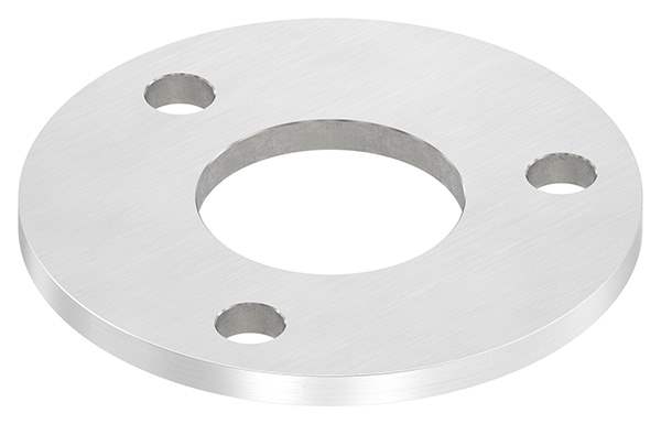 Anchor plate | Ø 100 x 6 mm | with centering hole: Ø 42.8 mm | V4A