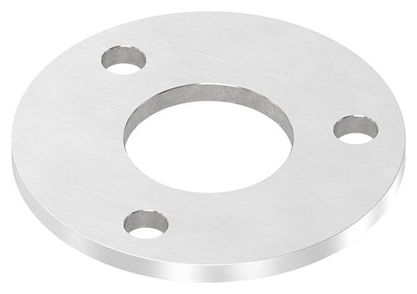 Anchor plate | Ø 100 x 6 mm | with centering hole: Ø 42.8 mm | V2A