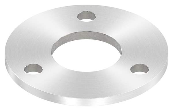 Anchor plate | Ø 100 x 6 mm | with centering hole: Ø 42.8 mm | V2A