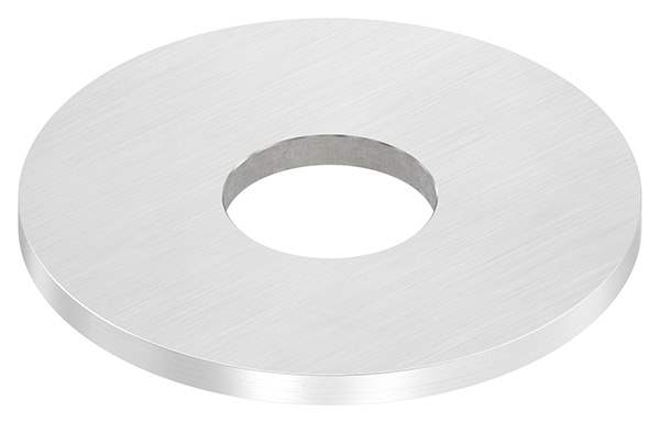 Anchor plate | Dimensions: 100x6 mm | Longitudinal ground and center hole | V2A