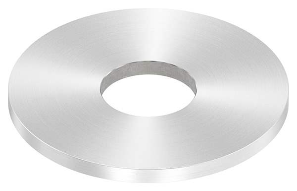 Anchor plate | Dimensions: Ø 100x6 mm | Round ground center hole | V2A