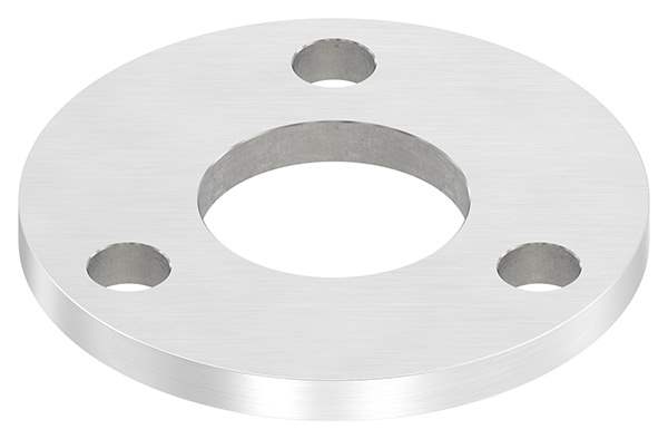 Anchor plate | Dimensions: 100x8 mm | Longitudinal ground and center hole | V2A