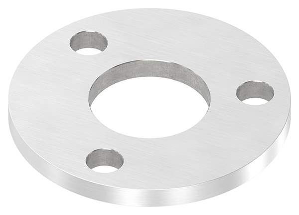 Anchor plate | Dimensions: 100x8 mm | Longitudinal ground and center hole | V2A