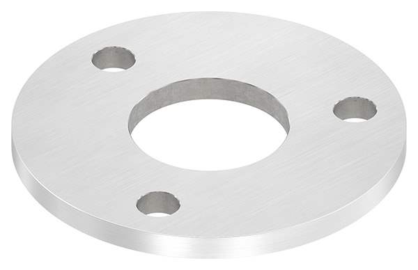 Anchor plate | Dimensions: 120x8 mm | Longitudinal ground and center hole | V2A