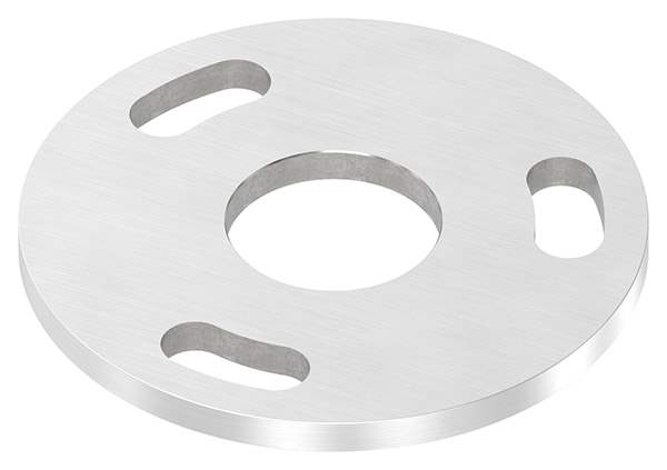 Anchor plate | Dimensions: Ø 100x6 mm | Center hole: Ø 34 mm | V2A