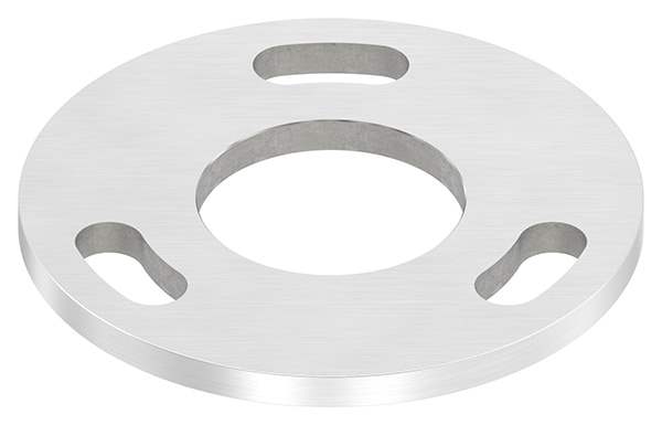 Anchor plate | Dimensions: Ø 100x6 mm | Center hole: Ø 43 mm | V2A