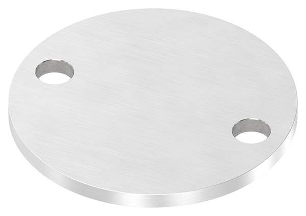 Anchor plate | dimensions: 100x6 mm | longitudinal grinding | V2A