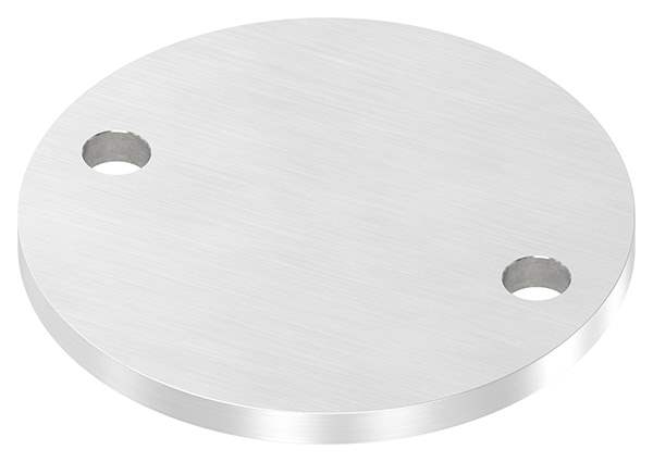 Anchor plate | dimensions: 120x8 mm | longitudinal grinding | V2A