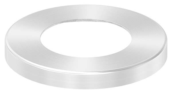 Cover rosette | dimensions: Ø 87x10 mm | for round tube: Ø 48.3 mm | V2A