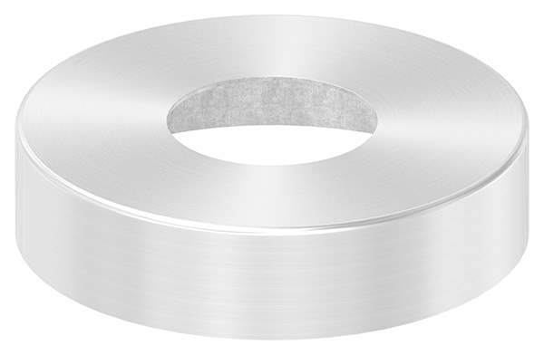 Cover rosette | dimensions: Ø 105x25 mm | for round tube: Ø 42.4 mm | V2A