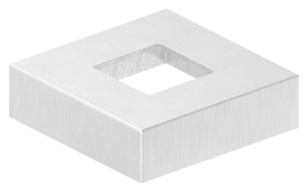 Cover rosette | dimensions: 72x72x20 mm | for square tube: 30x30 mm | V4A