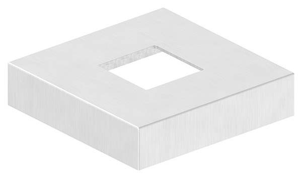 Cover rosette | dimensions: 109x109x25 mm | for square tube: 40x40 mm | V4A