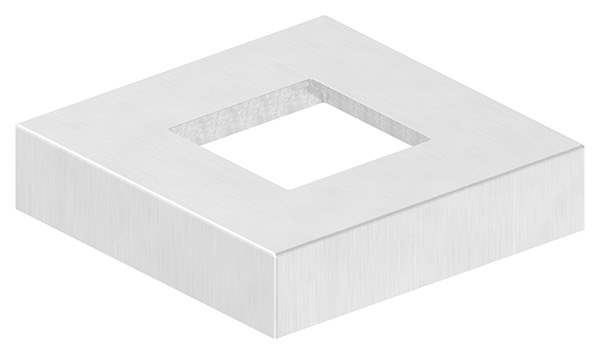 Cover rosette | dimensions: 109x109x25 mm | for square tube: 50x50 mm | V4A