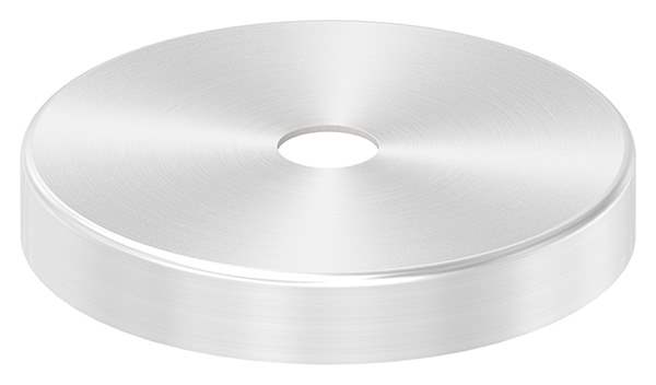Cover rosette | dimensions: Ø 76x12 mm | for round tube: Ø 12 mm | V2A