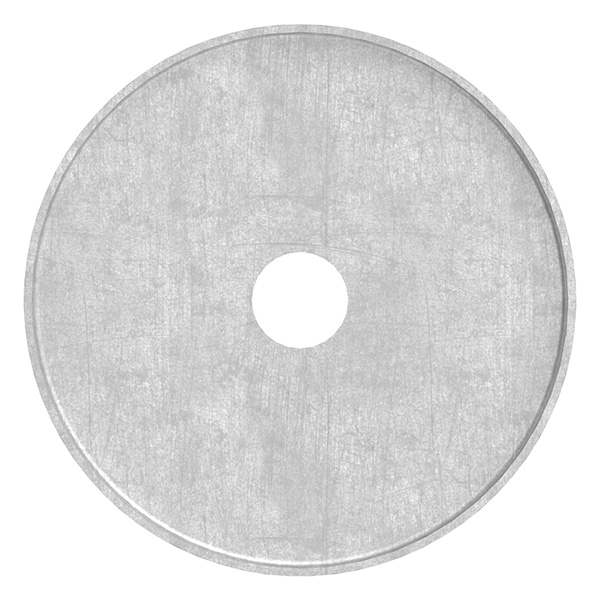 Cover rosette | dimensions: Ø 70x12 mm | for bracket: Ø 12 mm | V2A