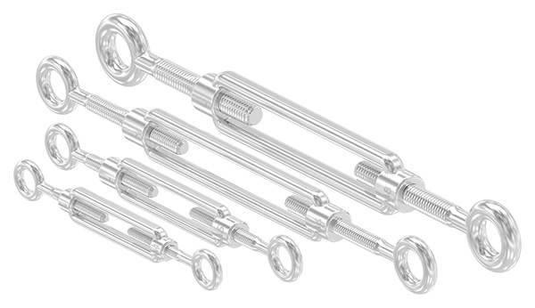 Turnbuckle | M4 - M8 | eyelet/eyelet | with left/right thread | V4A