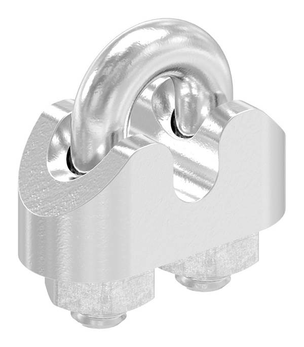 Wire rope clamp | for rope Ø: 3 mm | thread: M4 | V4A