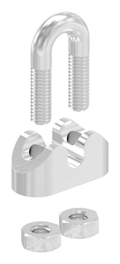 Wire rope clamp | for rope Ø: 3 mm | thread: M4 | V4A
