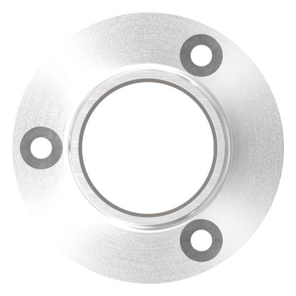 Anchor plate | dimensions: Ø 70 mm | for round tube: Ø 33.7 mm | V4A