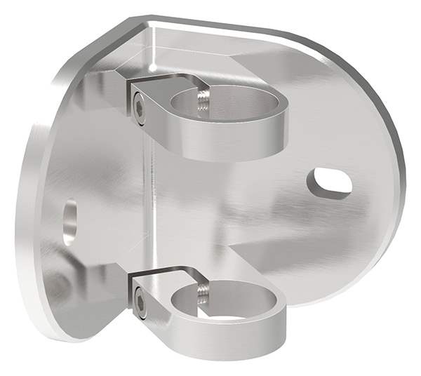 Wall anchor 90° inner corner for Ø42.4 mm for clamping