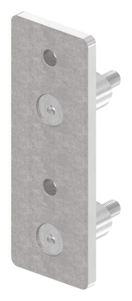 Wall mounting V2A for round tube Ø 48.3 mm