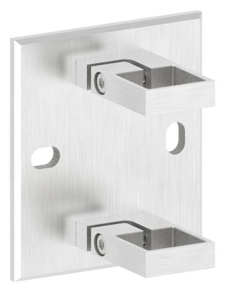 Wall mounting for pipe 40x40 mm V2A