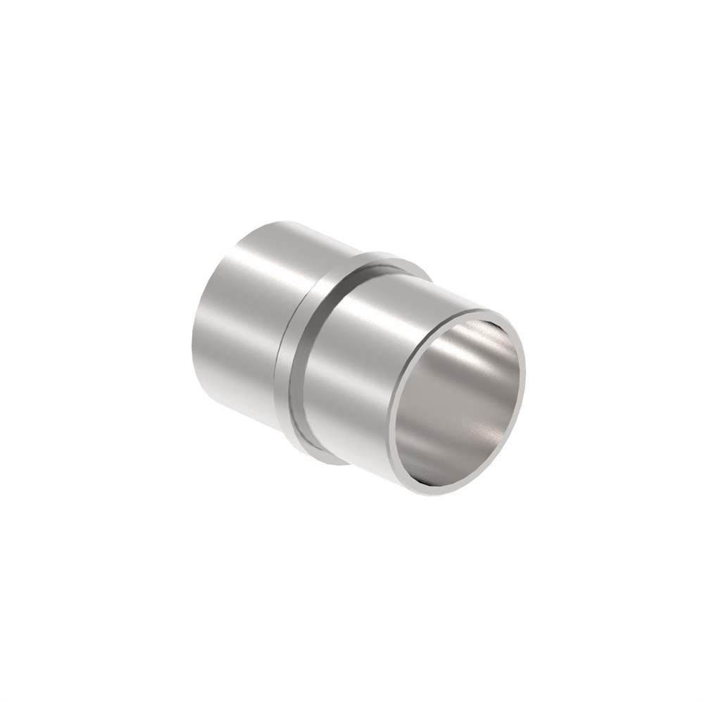 Connector socket for round tube | Dimensions: Ø 42.4x2.0 mm | V2A