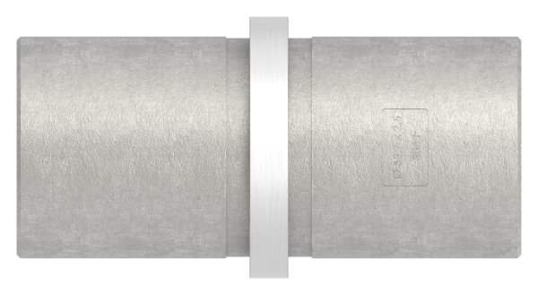 Connector for round tube | Dimensions: Ø 33.7x2.6 mm | V2A