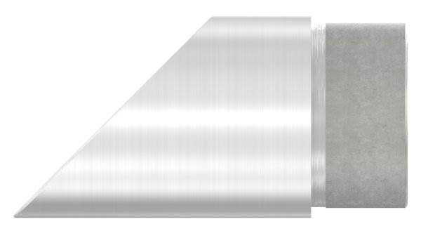 End piece 45°, for round tube Ø 42.4x2.0 mm V2A