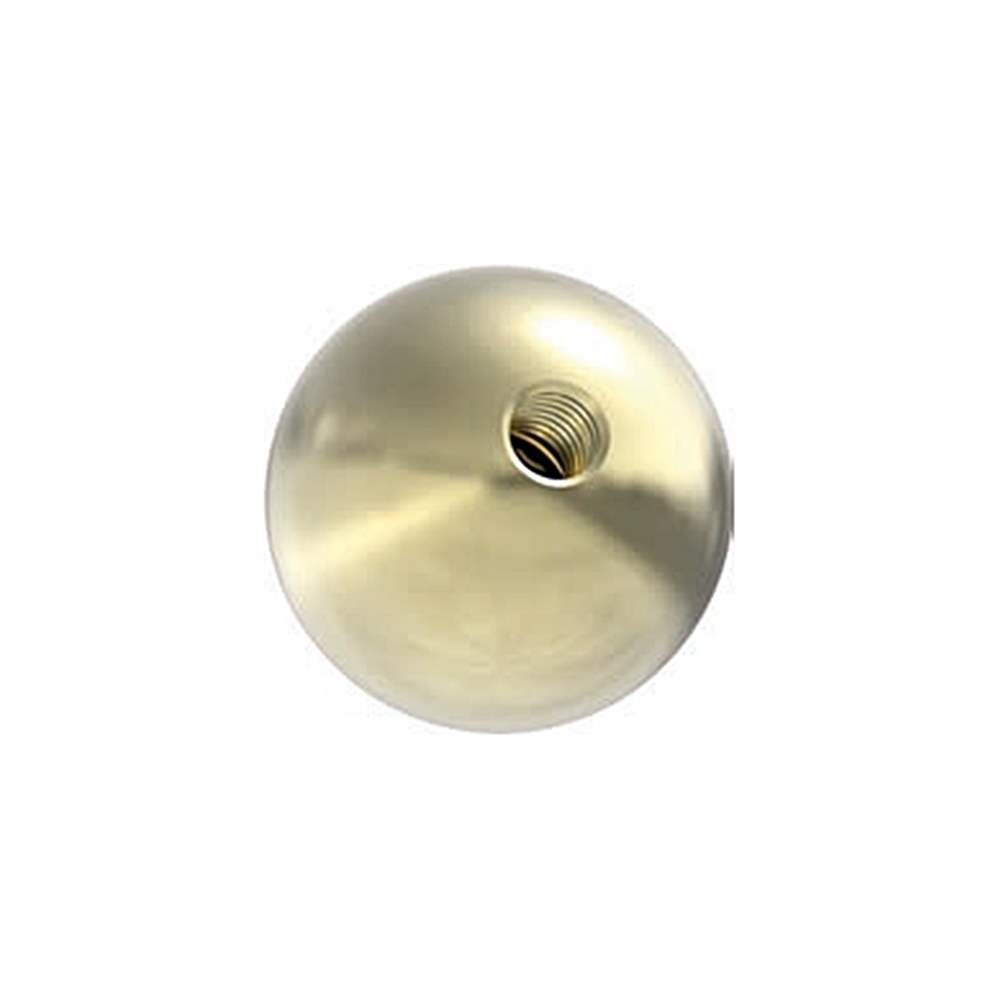 Brass solid ball Ø 35 mm with thread M6