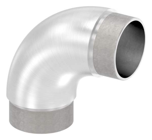 Pipe bend 90° round, for round pipe Ø 48.3x2.0 mm V2A